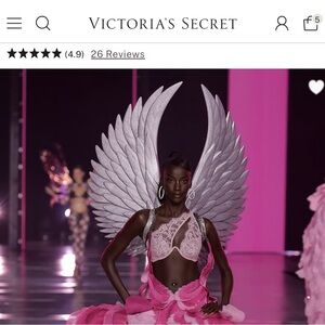 VS Dream Angels Twinkle Lace One Shoulder Monowire Bra